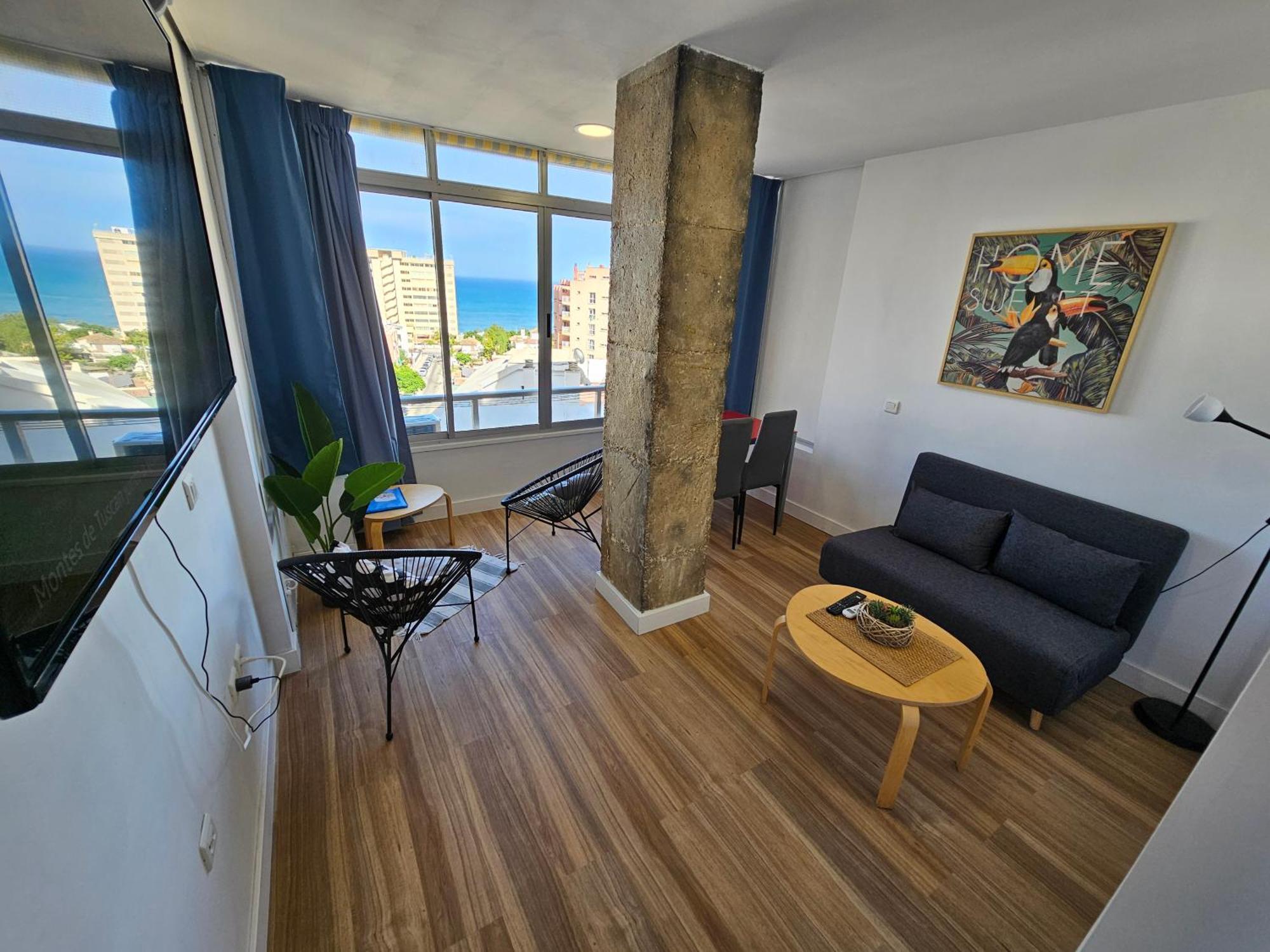 Bonito, luminoso y centrico apartamento con piscina y vistas al mar Torremolinos Exterior foto